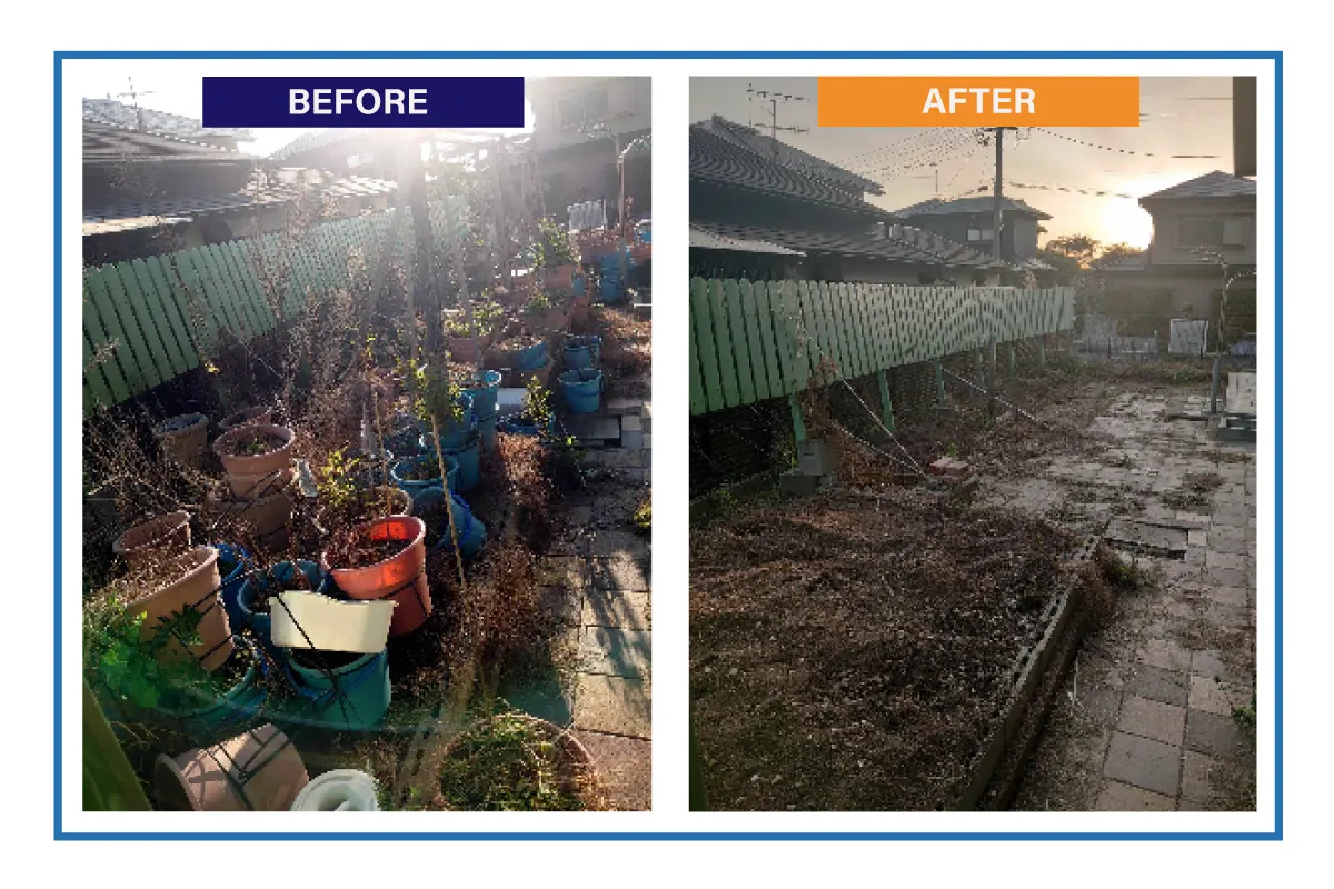 福岡 不用品回収ビフォーアフターPC画像1